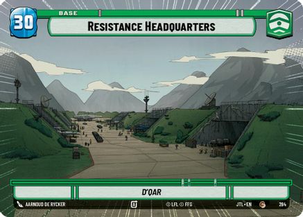 Resistance Headquarters // Shield (Hyperspace) (284 // T08) - Jump to Lightspeed - Premium Star Wars: Unlimited Single from Fantasy Flight Games - Just $0! Shop now at Game Crave Tournament Store