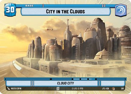 City in the Clouds // Shield (Hyperspace) (281 // T08) - Jump to Lightspeed - Premium Star Wars: Unlimited Single from Fantasy Flight Games - Just $0.08! Shop now at Game Crave Tournament Store