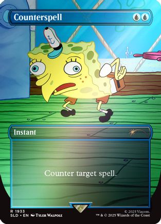 Counterspell (Rainbow Foil) (SLD-1933) - Secret Lair Drop Series Foil - Premium MTG Single from Wizards of the Coast - Just $6! Shop now at Game Crave Tournament Store