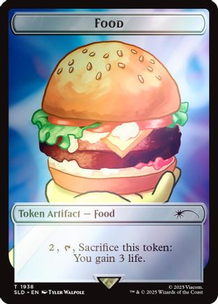 Food Token (1938) (Rainbow Foil) (SLD-1938) - Secret Lair Drop Series Foil - Premium MTG Single from Wizards of the Coast - Just $1.07! Shop now at Game Crave Tournament Store