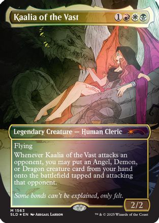 Kaalia of the Vast (Rainbow Foil) (SLD-1563) - Secret Lair Drop Series Foil - Premium MTG Single from Wizards of the Coast - Just $21.85! Shop now at Game Crave Tournament Store