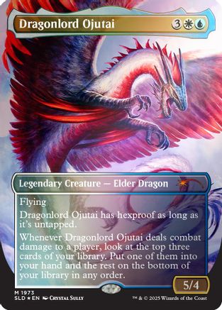 Dragonlord Ojutai (Rainbow Foil) (SLD-1973) - Secret Lair Drop Series Foil - Premium MTG Single from Wizards of the Coast - Just $1.86! Shop now at Game Crave Tournament Store