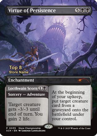 Virtue of Persistence (Top 8) (GAME-035) - Game Day & Store Championship Promos - Premium MTG Single from Wizards of the Coast - Just $0! Shop now at Game Crave Tournament Store