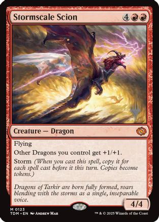 Stormscale Scion (PPTDM-123) - Promo Pack: Tarkir: Dragonstorm - Premium MTG Single from Wizards of the Coast - Just $1.83! Shop now at Game Crave Tournament Store
