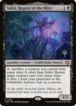 Sidisi, Regent of the Mire (PPTDM-092) - Promo Pack: Tarkir: Dragonstorm - Premium MTG Single from Wizards of the Coast - Just $0.40! Shop now at Game Crave Tournament Store
