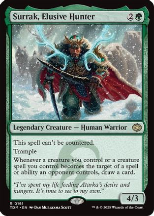 Surrak, Elusive Hunter (PPTDM-161) - Promo Pack: Tarkir: Dragonstorm Foil - Premium MTG Single from Wizards of the Coast - Just $0.56! Shop now at Game Crave Tournament Store