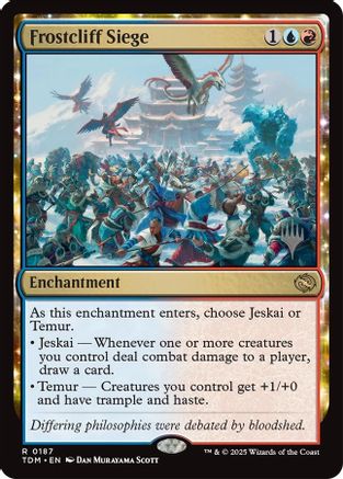 Frostcliff Siege (PPTDM-187) - Promo Pack: Tarkir: Dragonstorm - Premium MTG Single from Wizards of the Coast - Just $0.33! Shop now at Game Crave Tournament Store