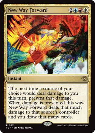 New Way Forward (PPTDM-211) - Promo Pack: Tarkir: Dragonstorm Foil - Premium MTG Single from Wizards of the Coast - Just $0.12! Shop now at Game Crave Tournament Store