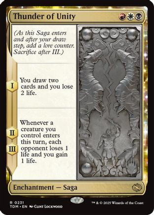 Thunder of Unity (PPTDM-231) - Promo Pack: Tarkir: Dragonstorm - Premium MTG Single from Wizards of the Coast - Just $0.14! Shop now at Game Crave Tournament Store
