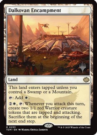 Dalkovan Encampment (PPTDM-253) - Promo Pack: Tarkir: Dragonstorm Foil - Premium MTG Single from Wizards of the Coast - Just $0! Shop now at Game Crave Tournament Store