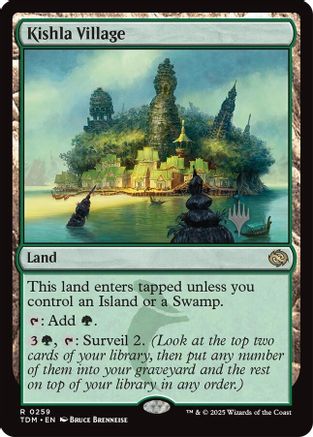 Kishla Village (PPTDM-259) - Promo Pack: Tarkir: Dragonstorm - Premium MTG Single from Wizards of the Coast - Just $0.62! Shop now at Game Crave Tournament Store