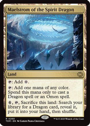 Maelstrom of the Spirit Dragon (PPTDM-260) - Promo Pack: Tarkir: Dragonstorm Foil - Premium MTG Single from Wizards of the Coast - Just $0.42! Shop now at Game Crave Tournament Store