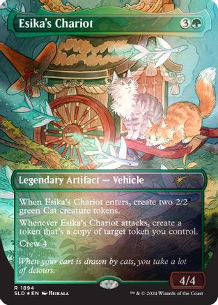 Esika's Chariot (Rainbow Foil) (SLD-1894) - Secret Lair Drop Series Foil - Premium MTG Single from Wizards of the Coast - Just $5.41! Shop now at Game Crave Tournament Store