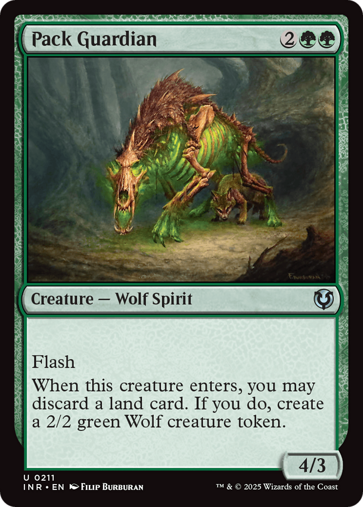 Pack Guardian (-211) - Innistrad Remastered - Premium MTG Single from Wizards of the Coast - Just $0.25! Shop now at Game Crave Tournament Store