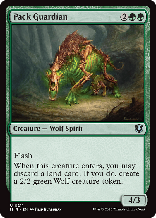 Pack Guardian (-211) - Innistrad Remastered - Premium MTG Single from Wizards of the Coast - Just $0.25! Shop now at Game Crave Tournament Store