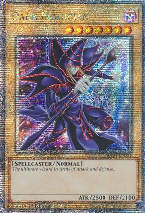 Dark Magician (New Art) (Quarter Century Secret Rare) (RA04-EN001) - Quarter Century Stampede 1st Edition - Premium Yugioh Single from Konami - Just $23.30! Shop now at Game Crave Tournament Store