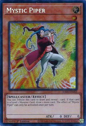Mystic Piper (Secret Rare) (RA04-EN005) - Quarter Century Stampede 1st Edition - Premium Yugioh Single from Konami - Just $0.25! Shop now at Game Crave Tournament Store
