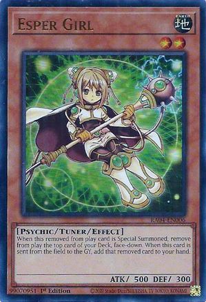 Esper Girl (UR) (RA04-EN006) - Quarter Century Stampede 1st Edition - Premium Yugioh Single from Konami - Just $0.25! Shop now at Game Crave Tournament Store