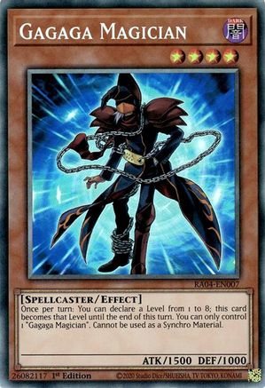 Gagaga Magician (PCR) (RA04-EN007) - Quarter Century Stampede 1st Edition - Premium Yugioh Single from Konami - Just $0.25! Shop now at Game Crave Tournament Store