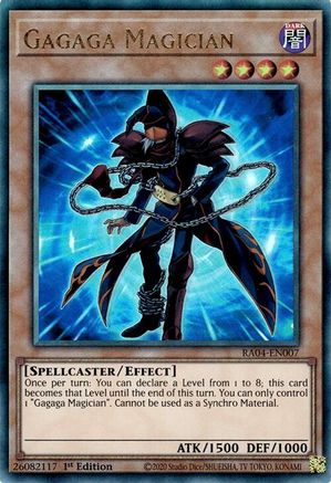 Gagaga Magician (PUR) (RA04-EN007) - Quarter Century Stampede 1st Edition - Premium Yugioh Single from Konami - Just $0.25! Shop now at Game Crave Tournament Store