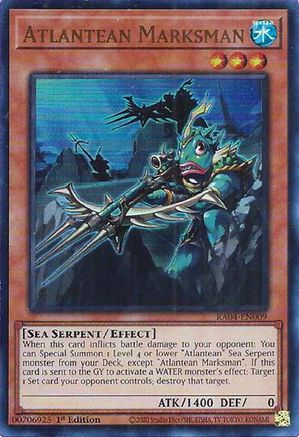 Atlantean Marksman (UR) (RA04-EN009) - Quarter Century Stampede 1st Edition - Premium Yugioh Single from Konami - Just $0.25! Shop now at Game Crave Tournament Store