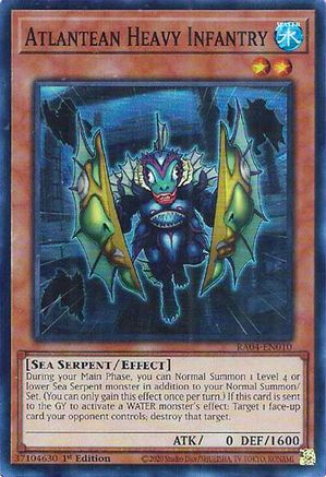 Atlantean Heavy Infantry (RA04-EN010) - Quarter Century Stampede 1st Edition - Premium Yugioh Single from Konami - Just $0.25! Shop now at Game Crave Tournament Store