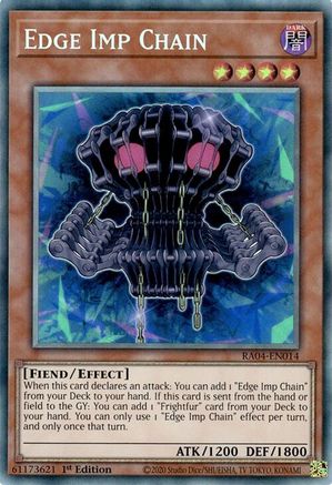 Edge Imp Chain (PCR) (RA04-EN014) - Quarter Century Stampede 1st Edition - Premium Yugioh Single from Konami - Just $0.26! Shop now at Game Crave Tournament Store