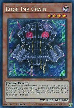 Edge Imp Chain (Secret Rare) (RA04-EN014) - Quarter Century Stampede 1st Edition - Premium Yugioh Single from Konami - Just $0.25! Shop now at Game Crave Tournament Store