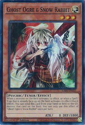 Ghost Ogre & Snow Rabbit (RA04-EN015) - Quarter Century Stampede 1st Edition - Premium Yugioh Single from Konami - Just $0.30! Shop now at Game Crave Tournament Store