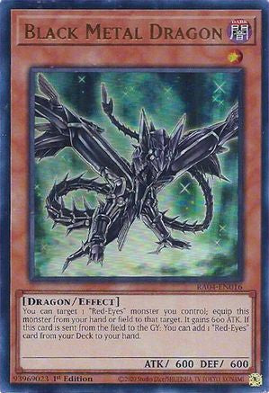 Black Metal Dragon (UR) (RA04-EN016) - Quarter Century Stampede 1st Edition - Premium Yugioh Single from Konami - Just $0.25! Shop now at Game Crave Tournament Store