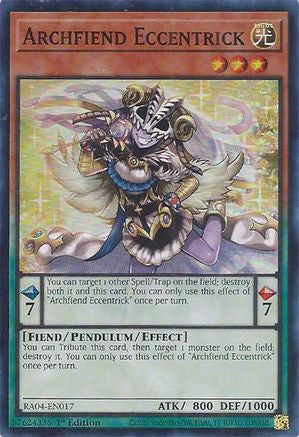 Archfiend Eccentrick (RA04-EN017) - Quarter Century Stampede 1st Edition - Premium Yugioh Single from Konami - Just $0.25! Shop now at Game Crave Tournament Store