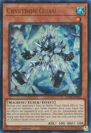 Crystron Quan (UR) (RA04-EN021) - Quarter Century Stampede 1st Edition - Premium Yugioh Single from Konami - Just $0.25! Shop now at Game Crave Tournament Store