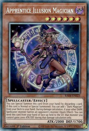 Apprentice Illusion Magician (PCR) (RA04-EN023) - Quarter Century Stampede 1st Edition - Premium Yugioh Single from Konami - Just $0.56! Shop now at Game Crave Tournament Store