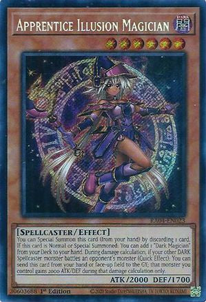 Apprentice Illusion Magician (Secret Rare) (RA04-EN023) - Quarter Century Stampede 1st Edition - Premium Yugioh Single from Konami - Just $0.25! Shop now at Game Crave Tournament Store