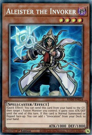 Aleister the Invoker (Alternate Art) (PCR) (RA04-EN024) - Quarter Century Stampede 1st Edition - Premium Yugioh Single from Konami - Just $0.32! Shop now at Game Crave Tournament Store