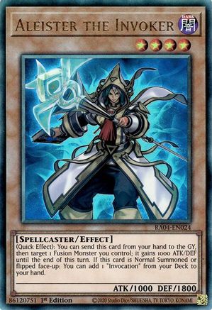 Aleister the Invoker (Alternate Art) (PUR) (RA04-EN024) - Quarter Century Stampede 1st Edition - Premium Yugioh Single from Konami - Just $0.38! Shop now at Game Crave Tournament Store