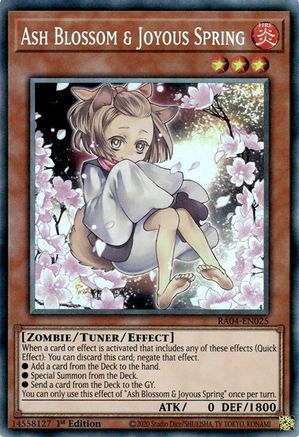 Ash Blossom & Joyous Spring (Alternate Art) (PCR) (RA04-EN025) - Quarter Century Stampede 1st Edition - Premium Yugioh Single from Konami - Just $3.98! Shop now at Game Crave Tournament Store