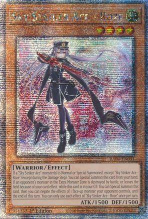 Sky Striker Ace - Roze (Quarter Century Secret Rare) (RA04-EN031) - Quarter Century Stampede 1st Edition - Premium Yugioh Single from Konami - Just $7.28! Shop now at Game Crave Tournament Store