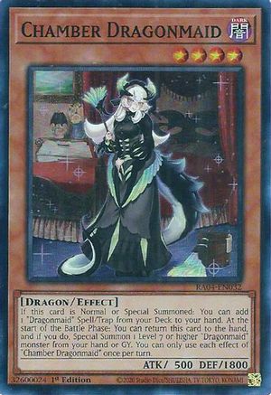 Chamber Dragonmaid (RA04-EN032) - Quarter Century Stampede 1st Edition - Premium Yugioh Single from Konami - Just $0.25! Shop now at Game Crave Tournament Store