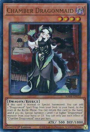 Chamber Dragonmaid (UR) (RA04-EN032) - Quarter Century Stampede 1st Edition - Premium Yugioh Single from Konami - Just $0.25! Shop now at Game Crave Tournament Store