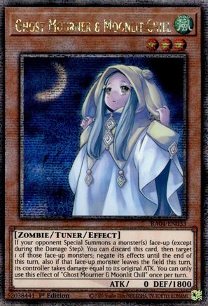 Ghost Mourner & Moonlit Chill (Quarter Century Secret Rare) (RA04-EN033) - Quarter Century Stampede 1st Edition - Premium Yugioh Single from Konami - Just $9.16! Shop now at Game Crave Tournament Store