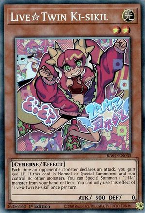 LiveTwin Ki-sikil (PCR) (RA04-EN035) - Quarter Century Stampede 1st Edition - Premium Yugioh Single from Konami - Just $0.94! Shop now at Game Crave Tournament Store