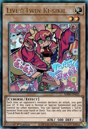 LiveTwin Ki-sikil (PUR) (RA04-EN035) - Quarter Century Stampede 1st Edition - Premium Yugioh Single from Konami - Just $0.59! Shop now at Game Crave Tournament Store