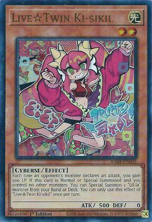 LiveTwin Ki-sikil (UR) (RA04-EN035) - Quarter Century Stampede 1st Edition - Premium Yugioh Single from Konami - Just $0.25! Shop now at Game Crave Tournament Store