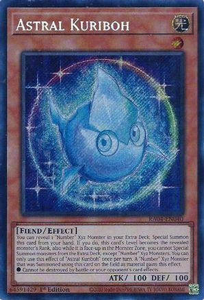 Astral Kuriboh (Secret Rare) (RA04-EN040) - Quarter Century Stampede 1st Edition - Premium Yugioh Single from Konami - Just $0.25! Shop now at Game Crave Tournament Store