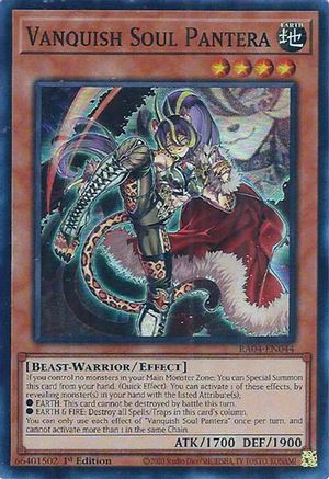 Vanquish Soul Pantera (RA04-EN044) - Quarter Century Stampede 1st Edition - Premium Yugioh Single from Konami - Just $0.25! Shop now at Game Crave Tournament Store
