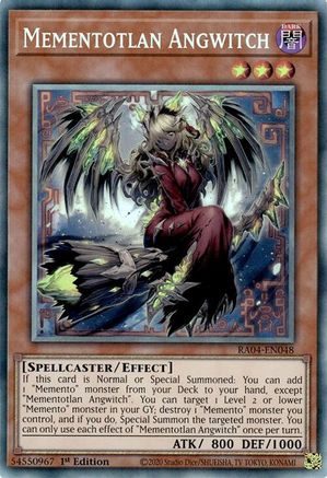 Mementotlan Angwitch (PCR) (RA04-EN048) - Quarter Century Stampede 1st Edition - Premium Yugioh Single from Konami - Just $0.42! Shop now at Game Crave Tournament Store