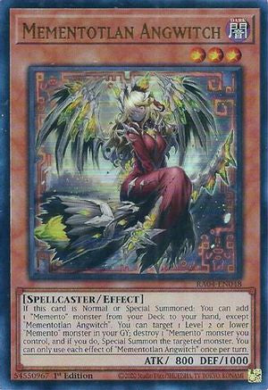 Mementotlan Angwitch (UR) (RA04-EN048) - Quarter Century Stampede 1st Edition - Premium Yugioh Single from Konami - Just $0.25! Shop now at Game Crave Tournament Store