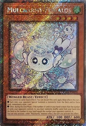 Mulcharmy Fuwalos (Platinum Secret Rare) (RA04-EN050) - Quarter Century Stampede 1st Edition