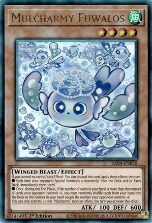 Mulcharmy Fuwalos (PUR) (RA04-EN050) - Quarter Century Stampede 1st Edition - Premium Yugioh Single from Konami - Just $0! Shop now at Game Crave Tournament Store